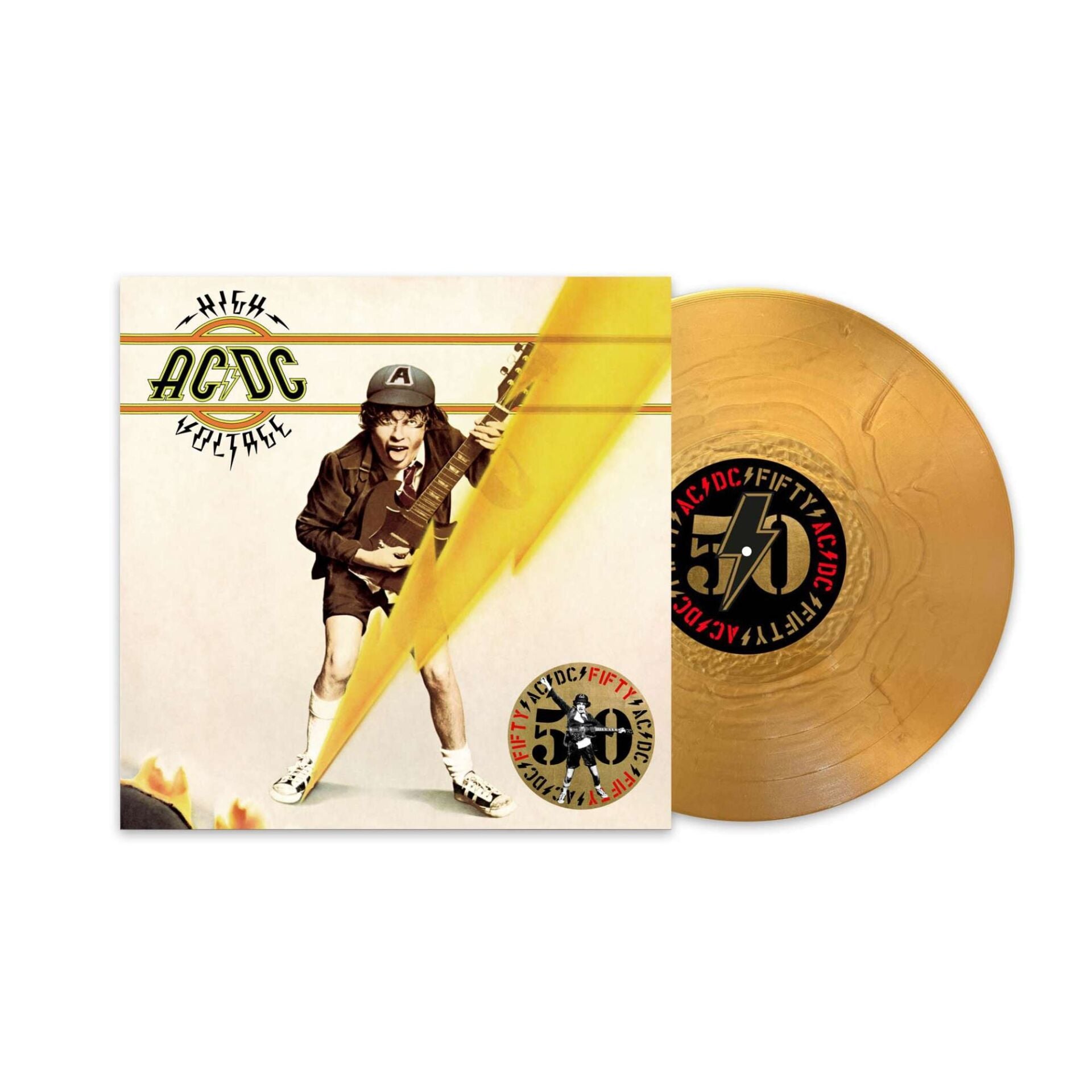 AC/DC - High Voltage (50th Anniversary - Gold Nugget Vinyl) LP