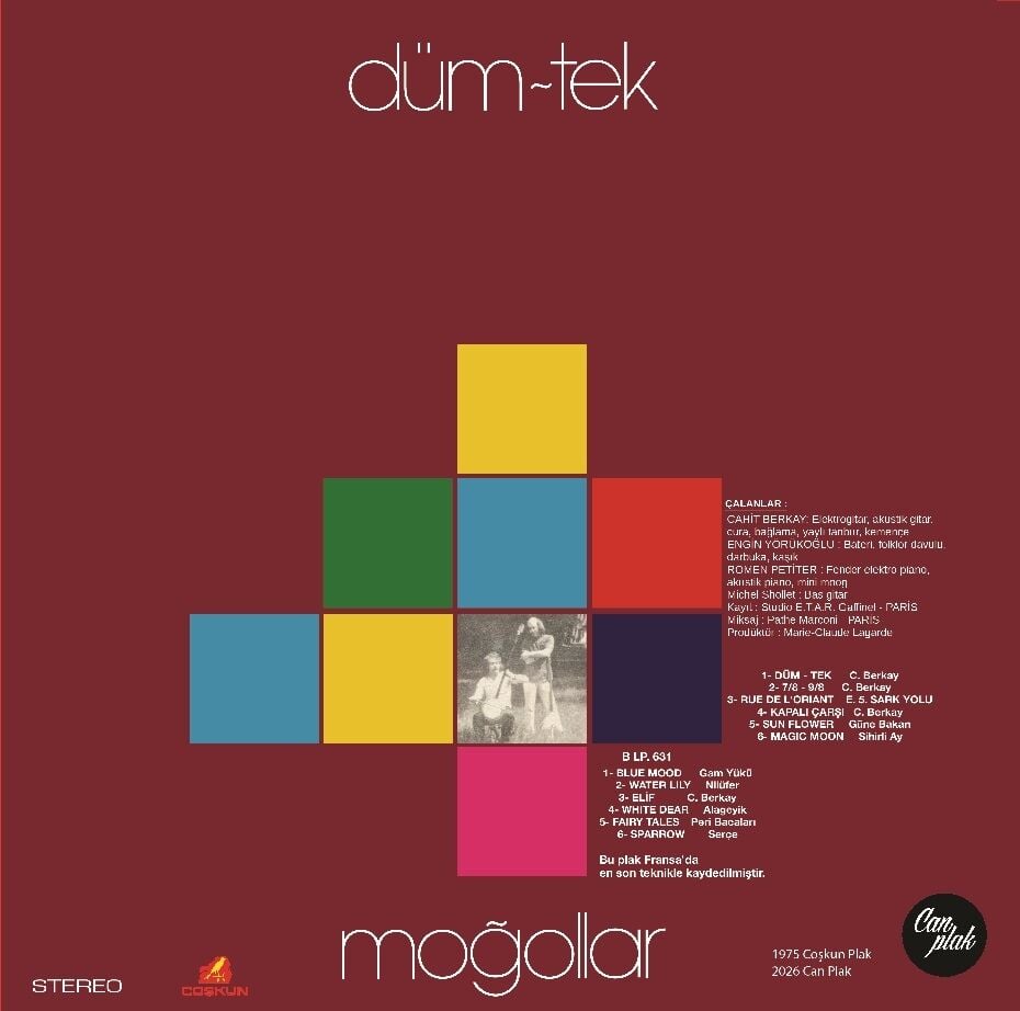 Moğollar - Düm Tek (Splatter Renkli Plak) LP