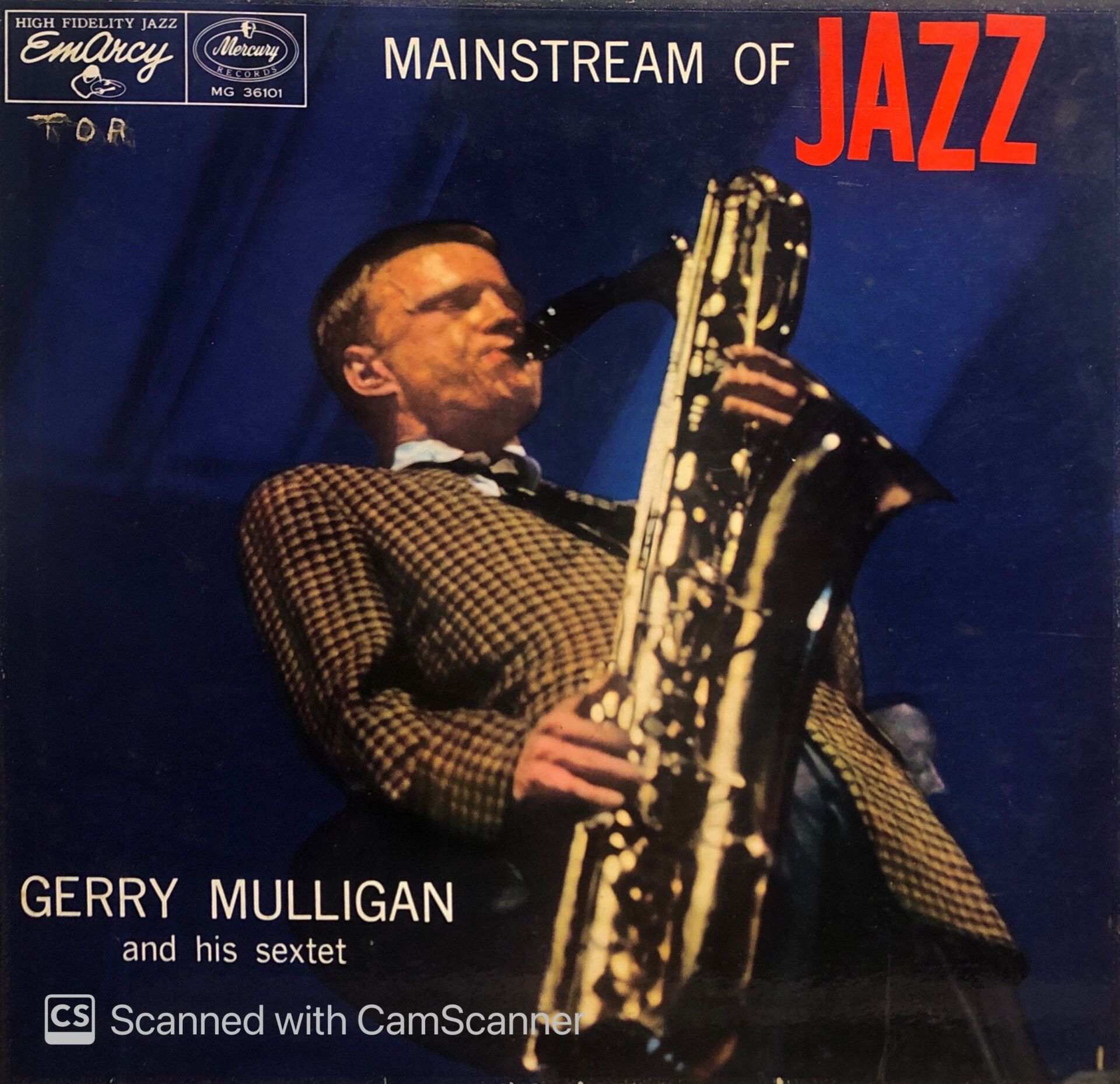 Gerry Mulligan And His Sextet – Mainstream Of Jazz LP