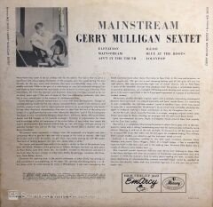 Gerry Mulligan And His Sextet – Mainstream Of Jazz LP