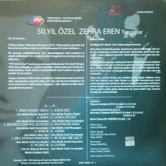 Zehra Eren – TRT 50. Yıl Özel ''Zehra Eren Tangolar'' Çoksesli Müzikler - Arşiv Serisi LP:3