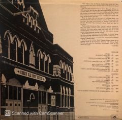 Hank Williams – Live At The Grand Ole Opry LP