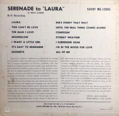 Erroll Garner – Serenade To ''Laura'' LP