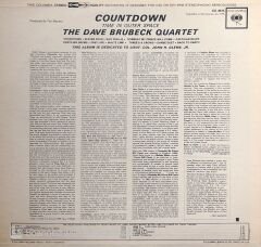 The Dave Brubeck Quartet – Countdown: Time In Outer Space LP