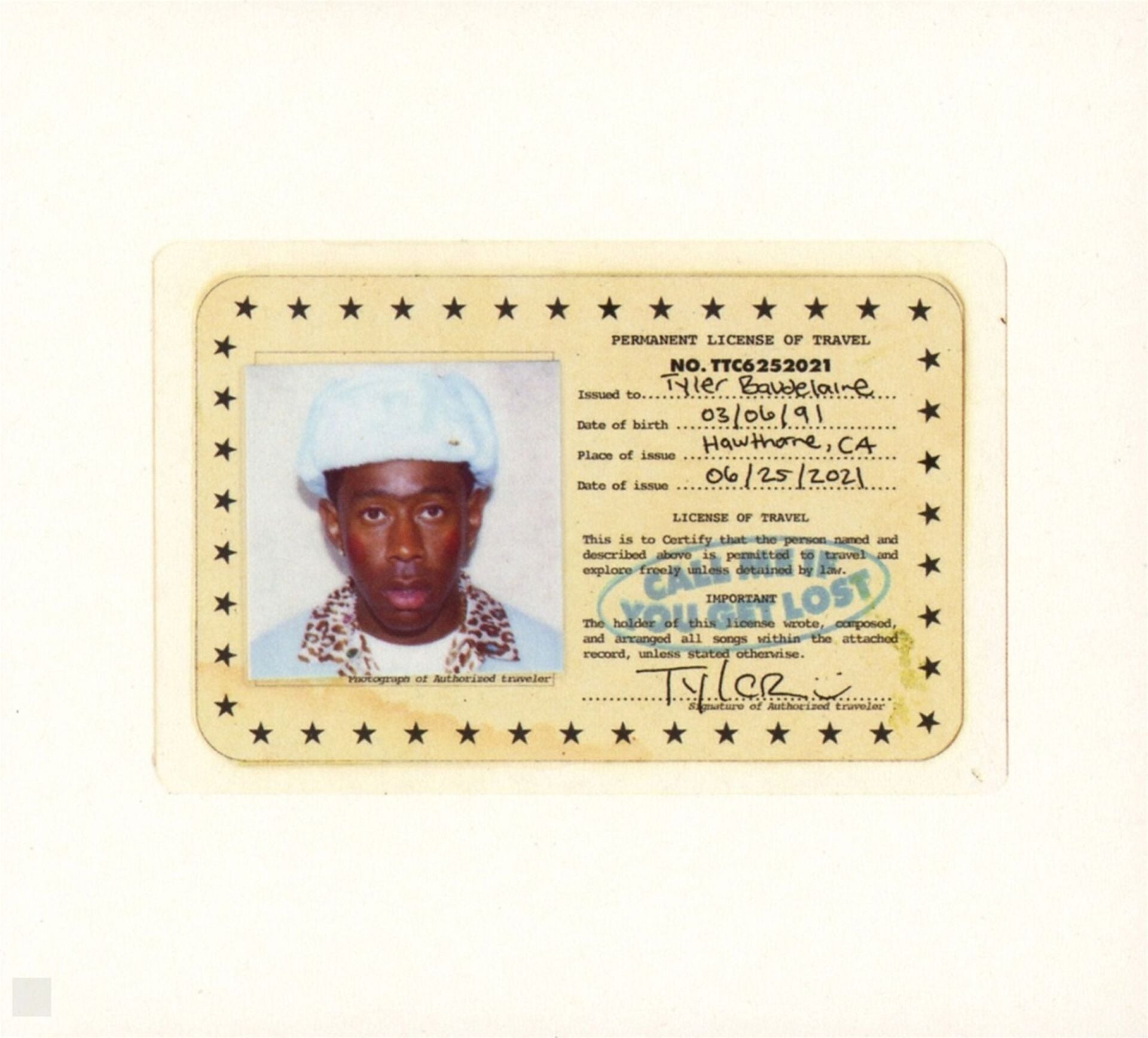 Tyler, The Creator - Call Me If You Get Lost CD