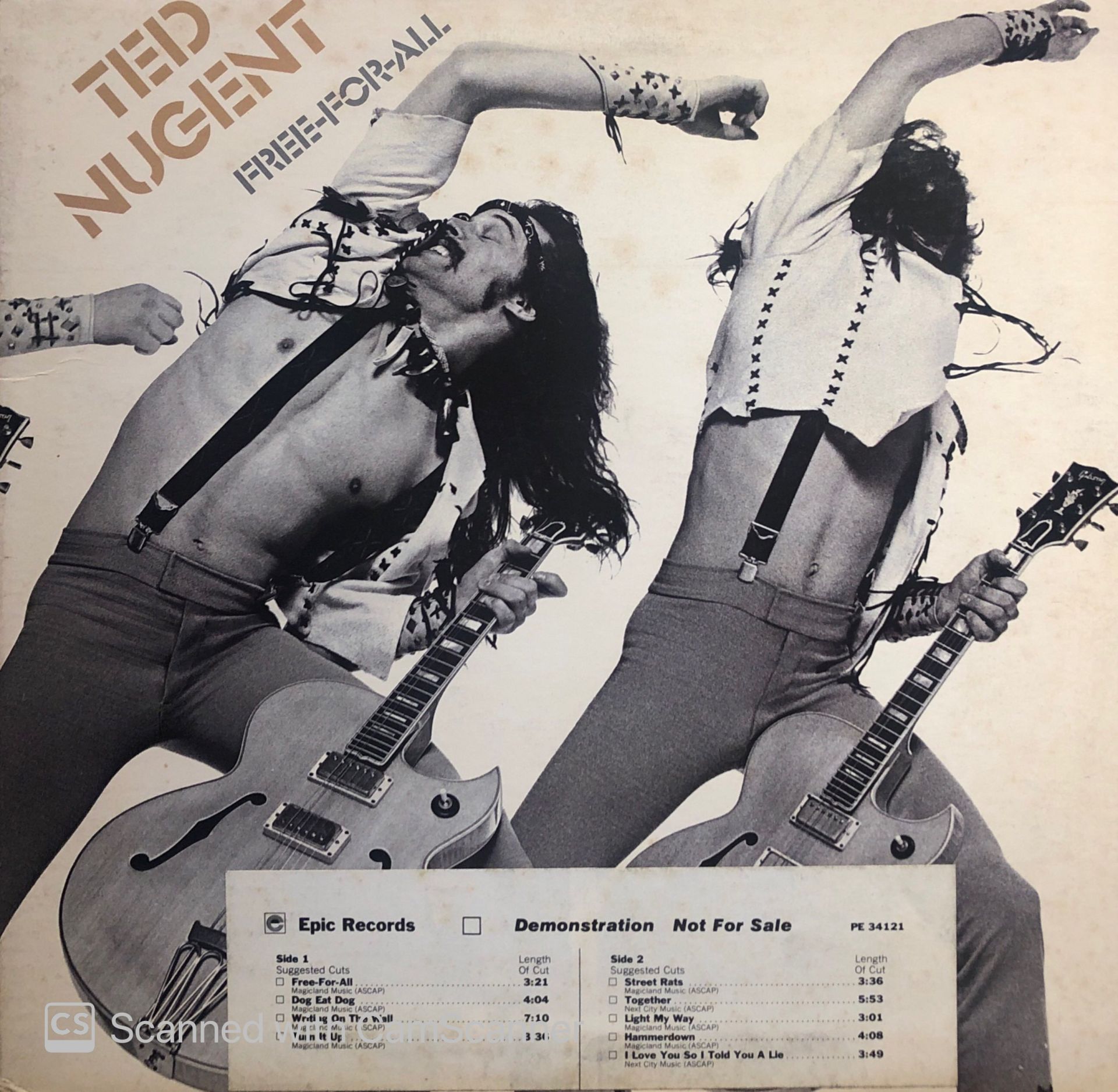 Ted Nugent – Free-For-All LP