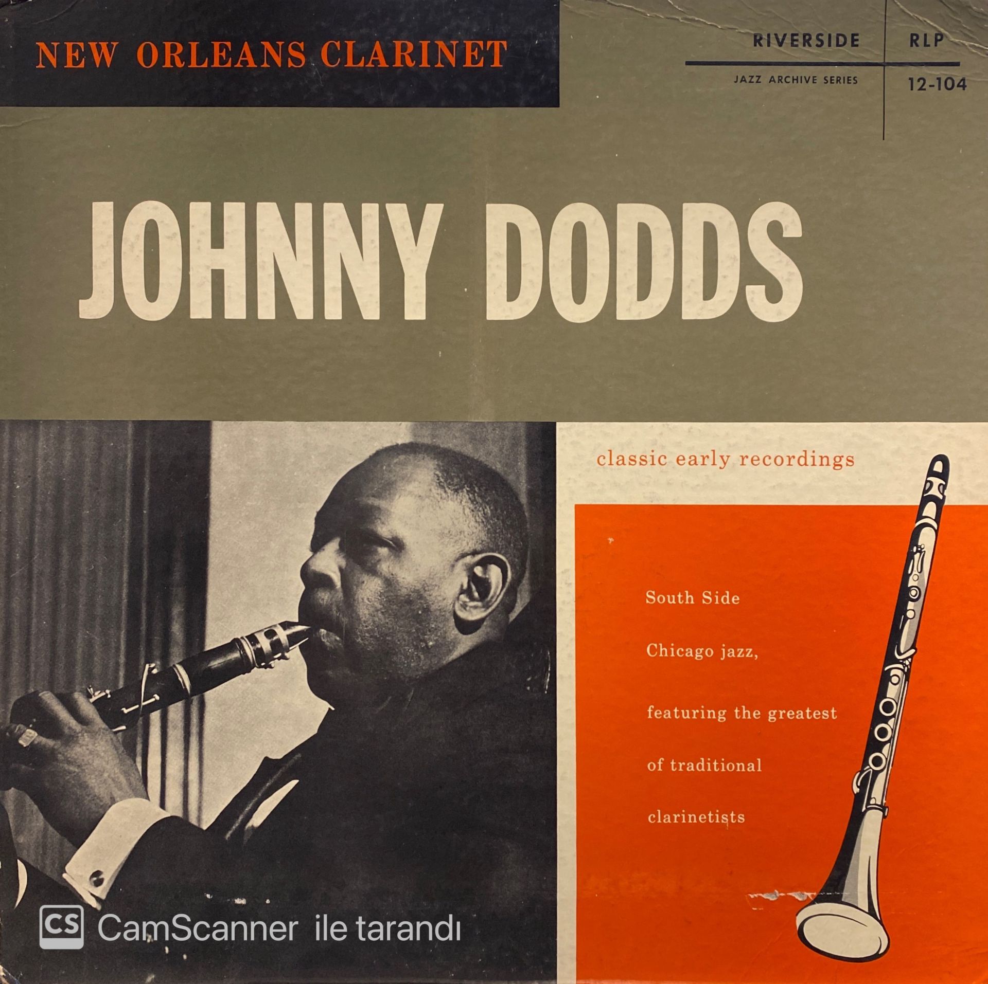 Johnny Dodds – New Orleans Clarinet LP