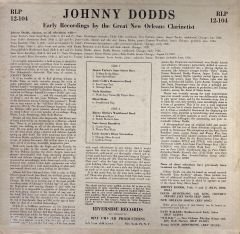 Johnny Dodds – New Orleans Clarinet LP