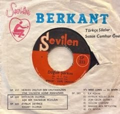Berkant - Düğün Şarkısı / Çok Yalnızım 45'lik