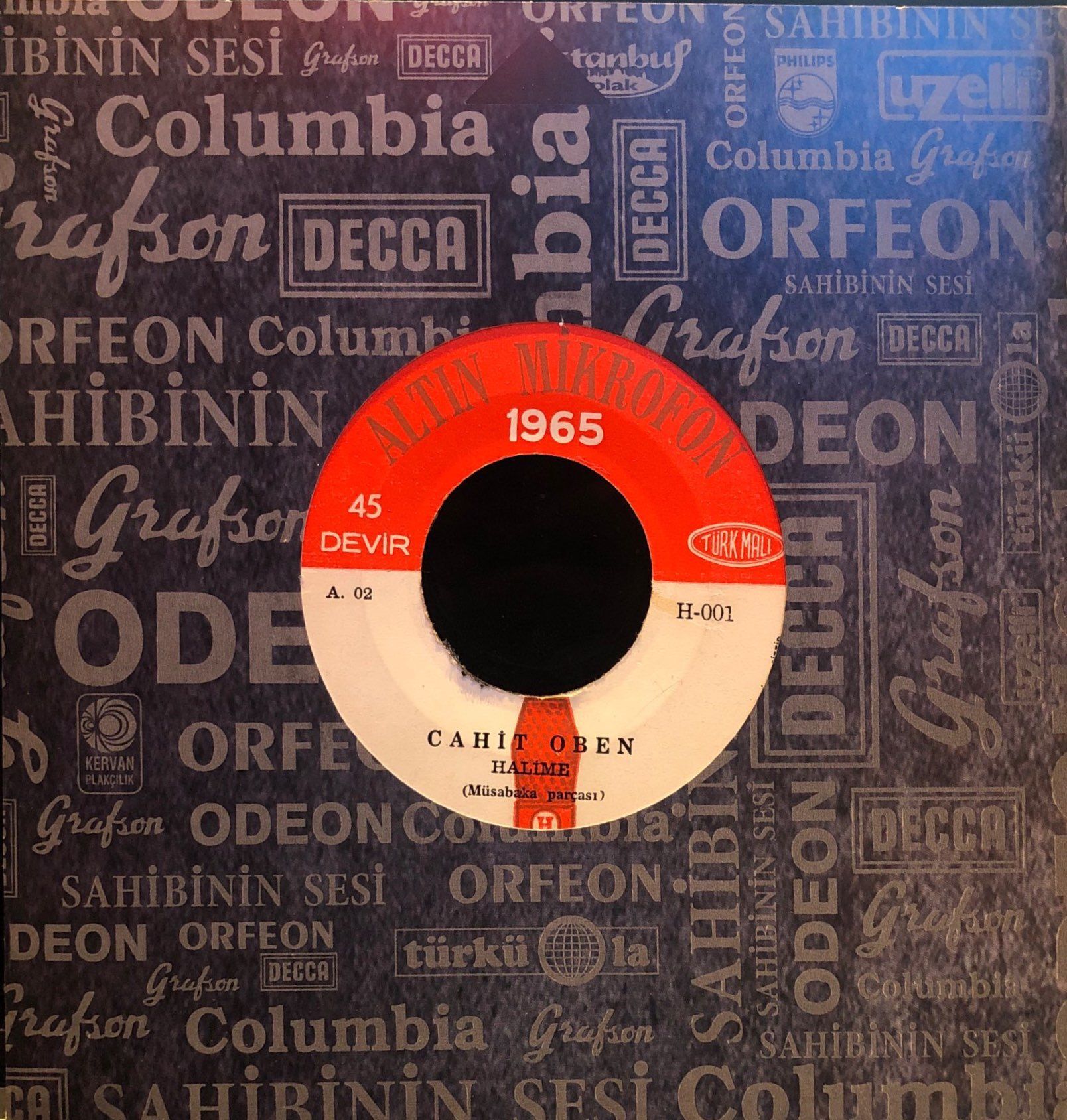 Cahit Oben - Makaram Sarı Bağlar / Halime 45'lik