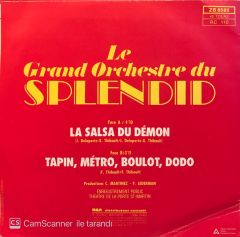 Le Grand Orchestre Du Splendid - La Salsa Du Demon / Tapin, Metro, Boulot, Dodo 45'lik