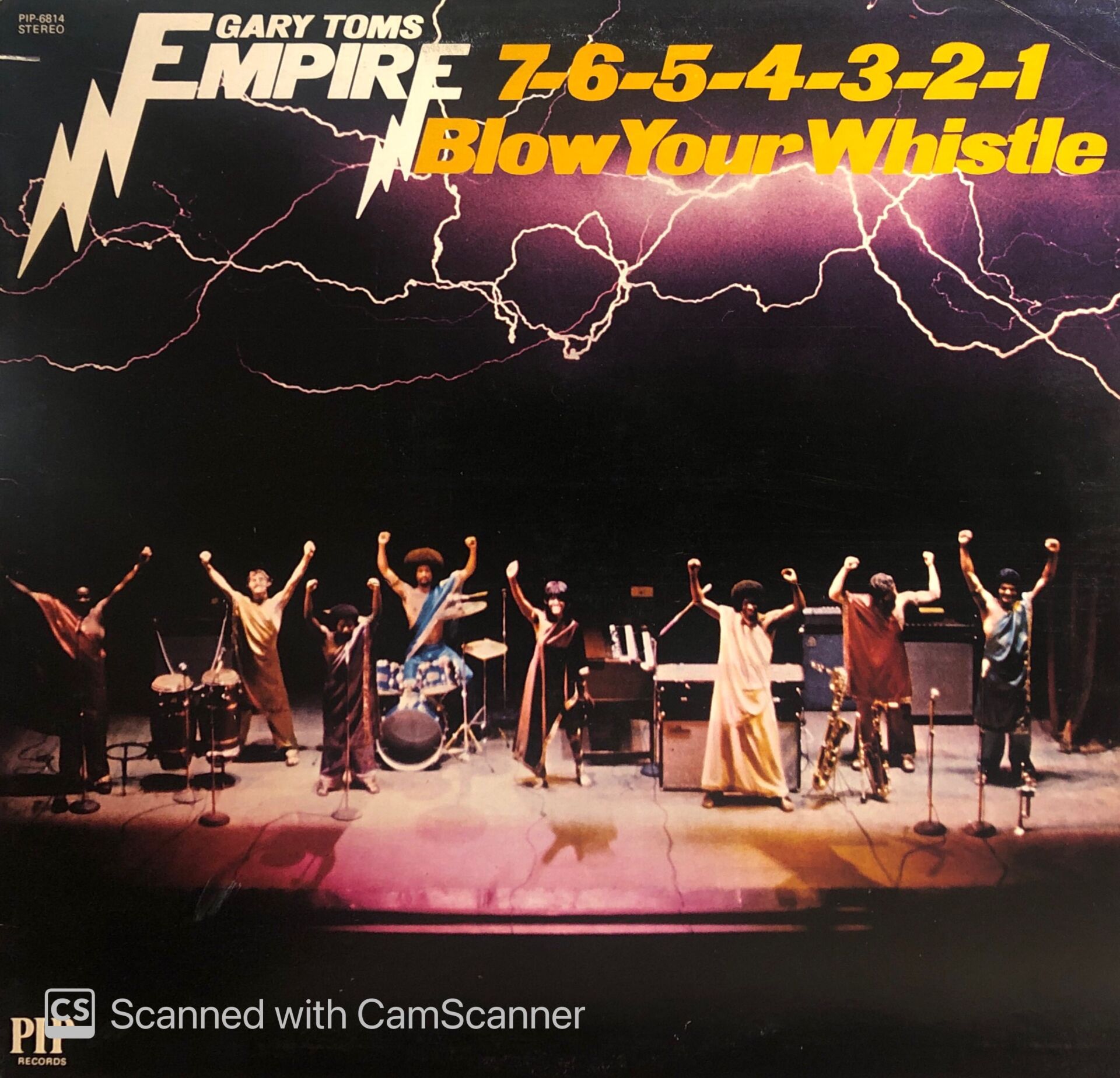 Gary Toms Empire – 7-6-5-4-3-2-1 Blow Your Whistle LP