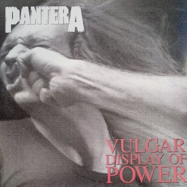 Pantera – Vulgar Display Of Power ( Limited Edition - White & True Metal Gray Marbled ) LP