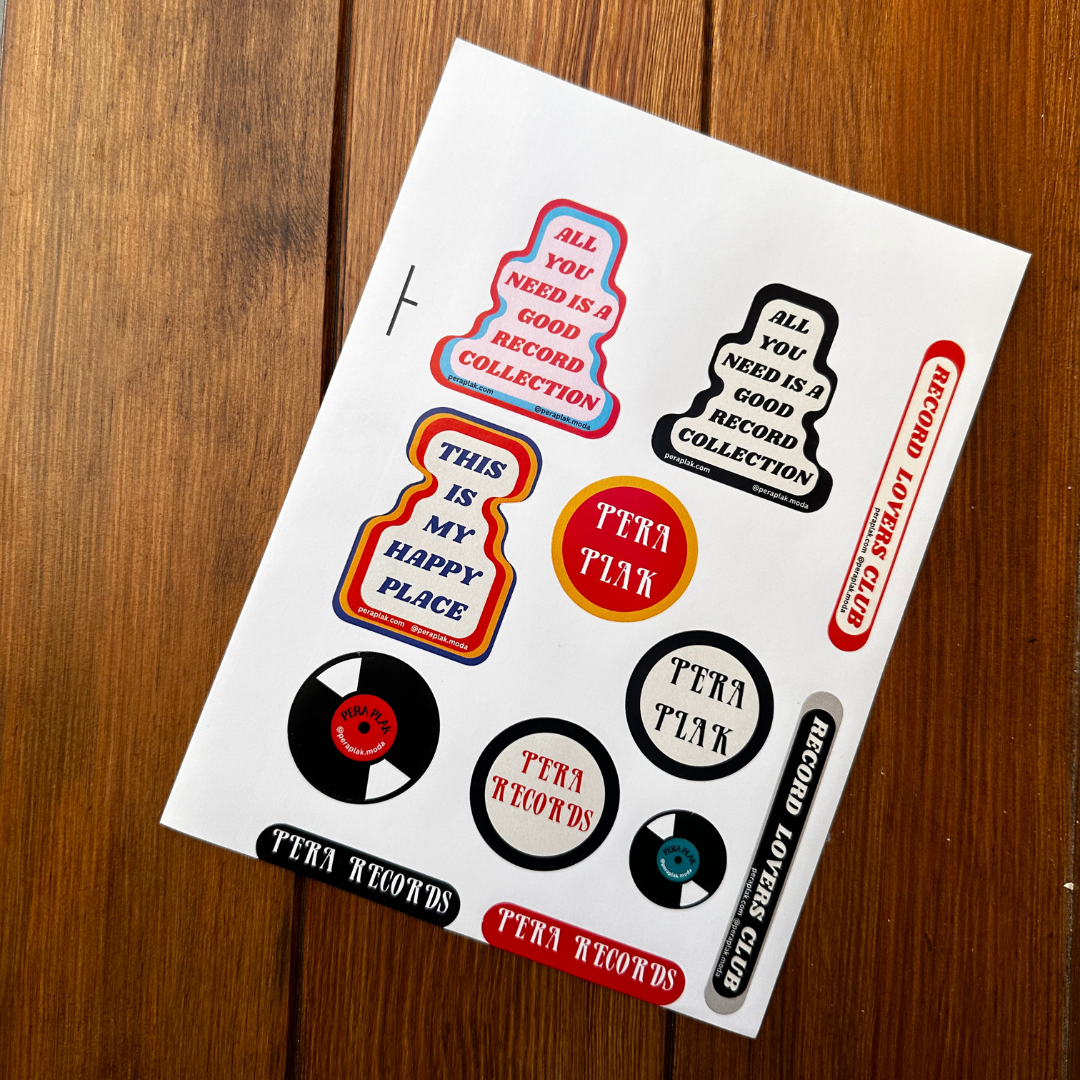 Pera Plak Stickers