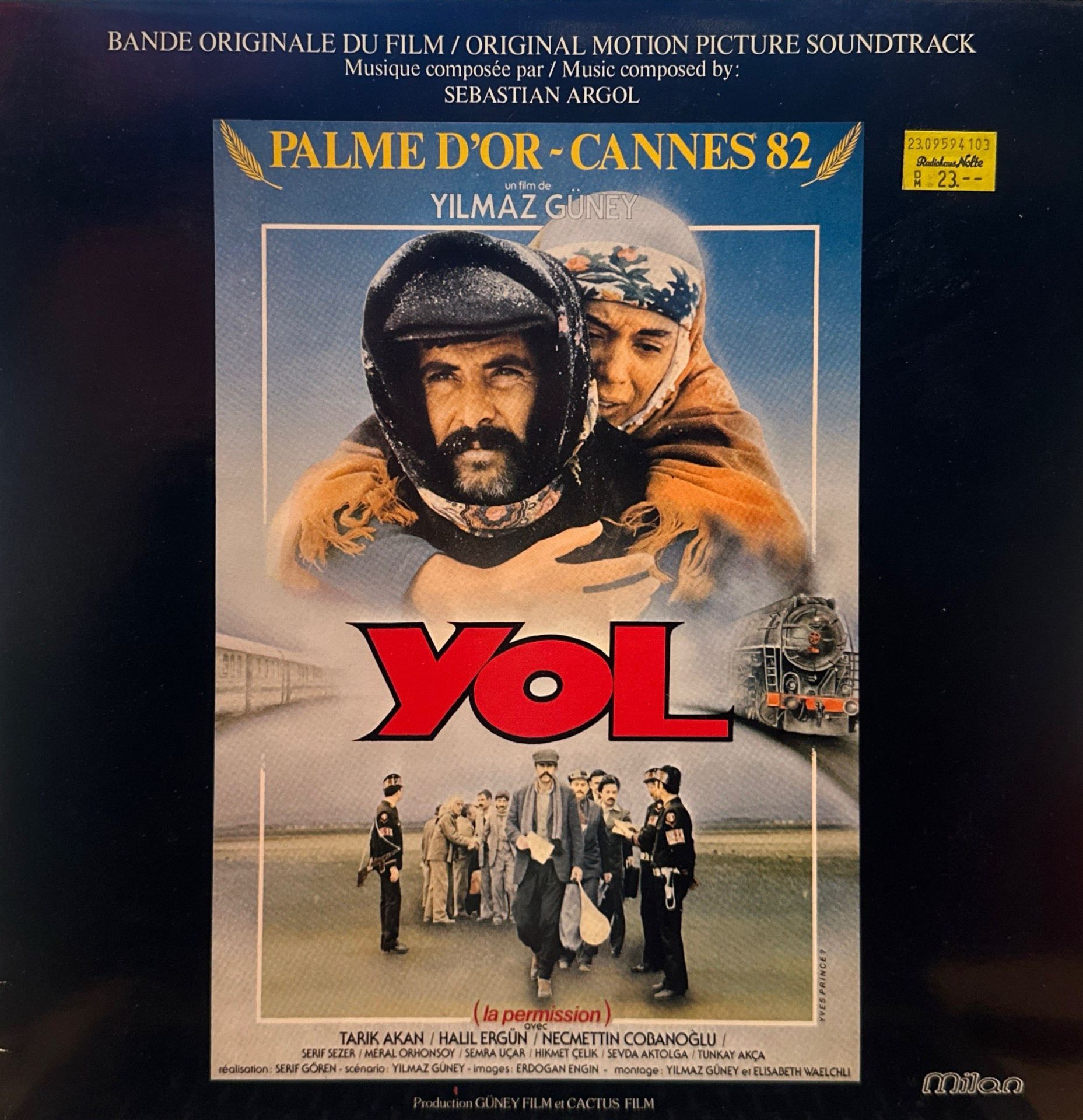 Sebastian Argol – Yol (Original Motion Picture Soundtrack) LP