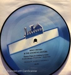 Bing Crosby & The Andrews Sisters - Sacta Claus Is Coming Into Town / Pat Boone - Silent Night 45lik