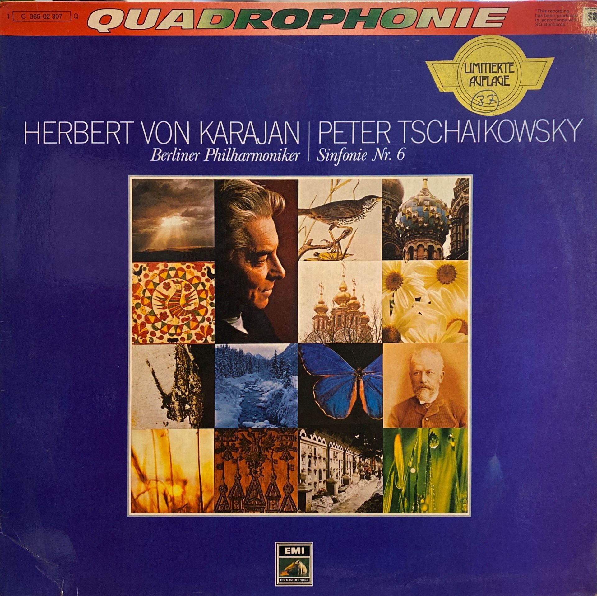 Herbert von Karajan, Peter Tschaikowsky*, Berliner Philharmoniker – Sinfonie Nr.6 E-Moll Op.74 LP