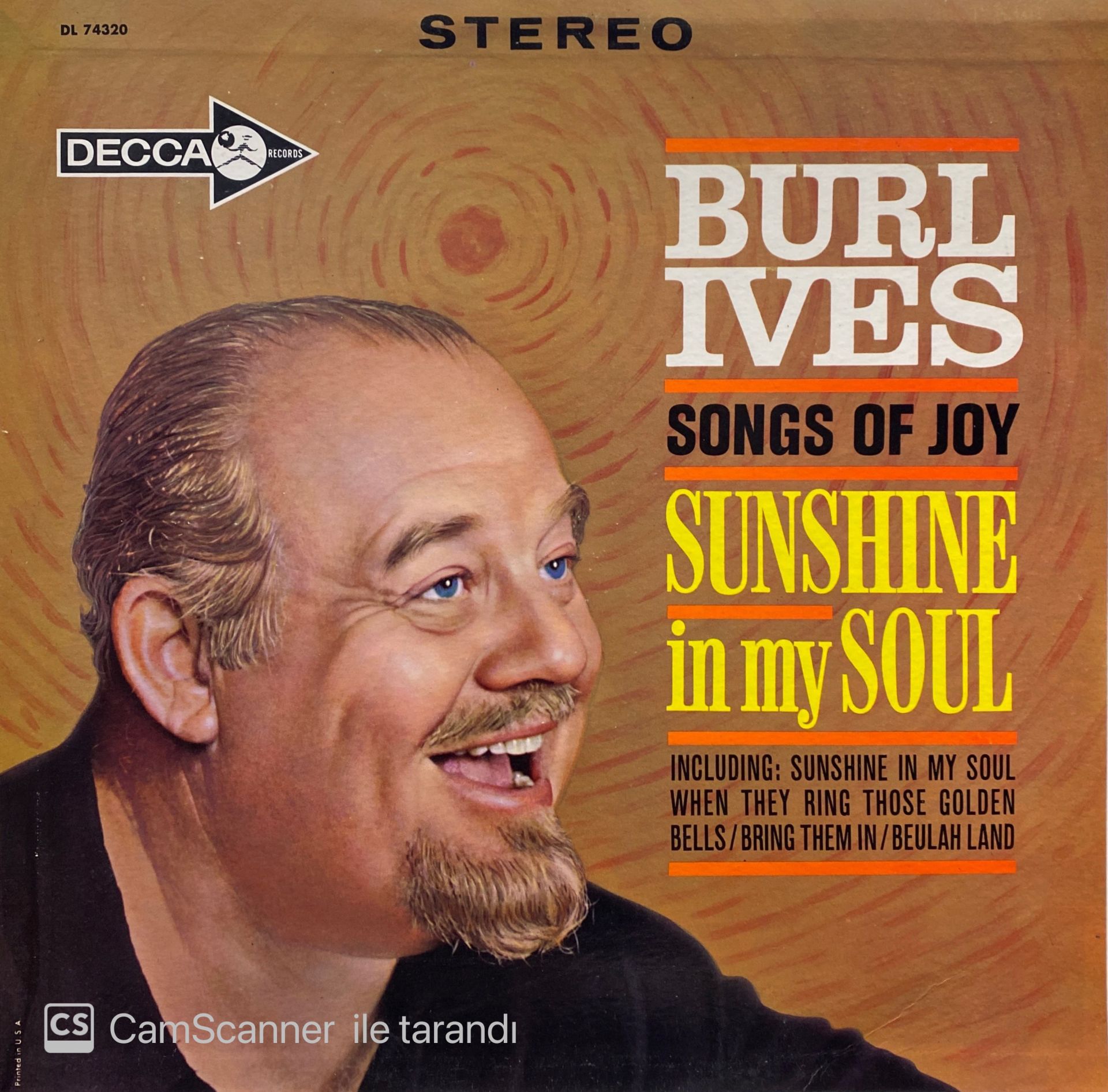 Burl Ives – Songs Of Joy - Sunshine In My Soul LP