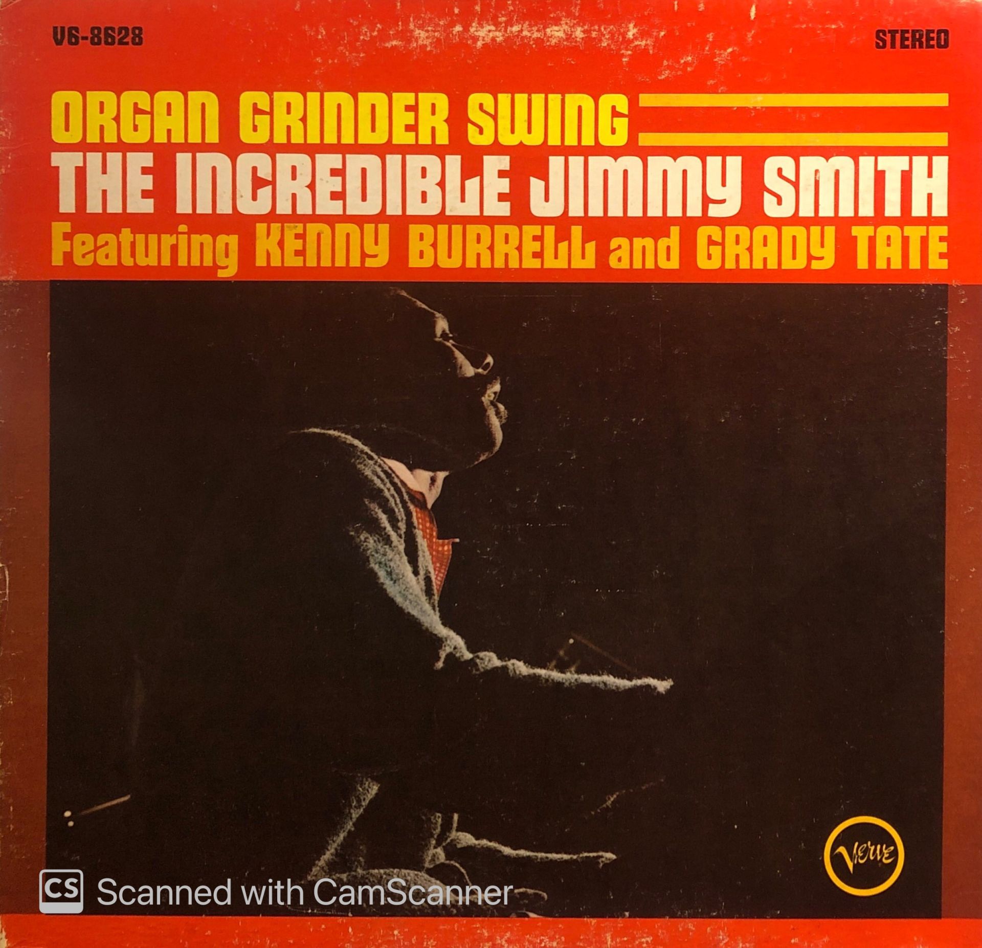 The Incredible Jimmy Smith Featuring Kenny Burrell And Grady Tate – Organ Grinder Swing LP