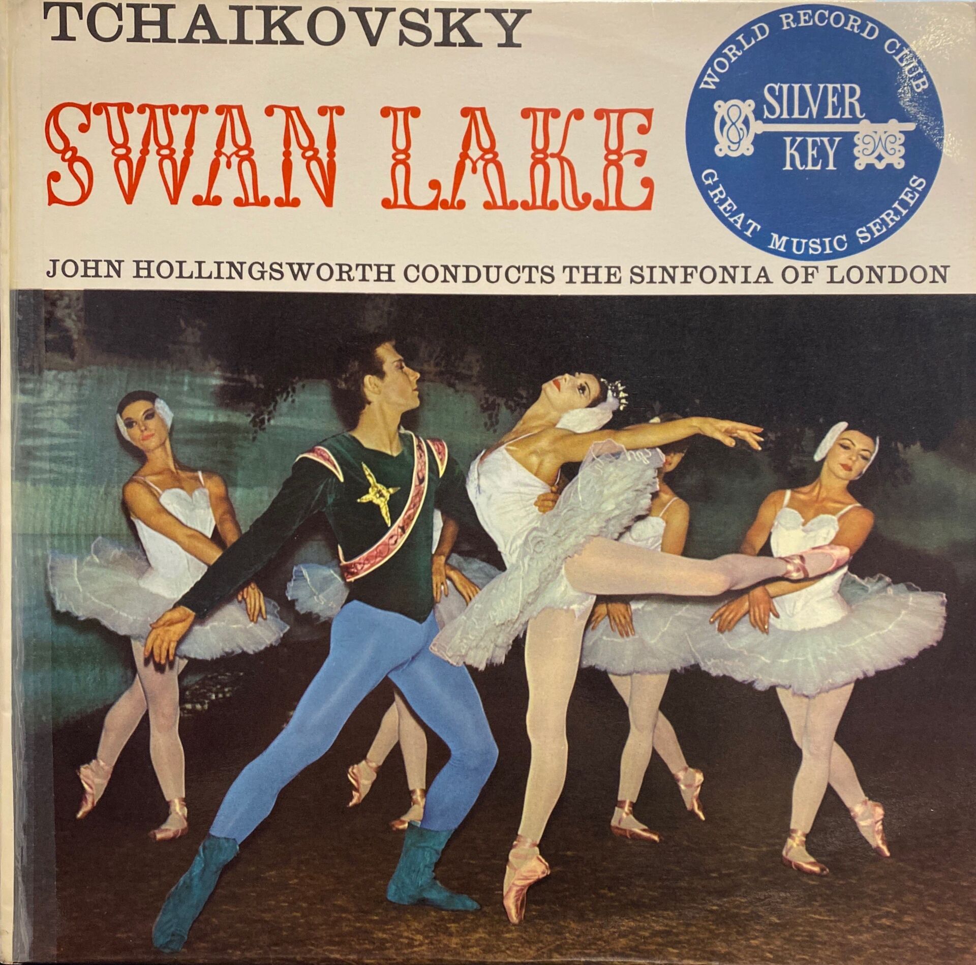 Tchaikovsky, Swan Lake, Jhon Hollingsworth Conducts The Sinfonia Of London LP