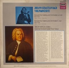 Johann Sebastian Bach, Violinkonzerte, E-dur un a-moll, Das Kammerorchester, Tibor Varga LP