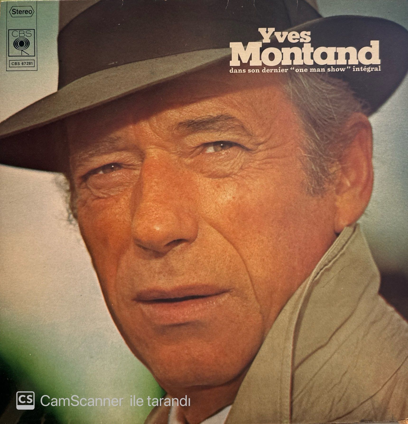 Yves Montand – Dans Son Dernier ''One Man Show'' Intégral LP