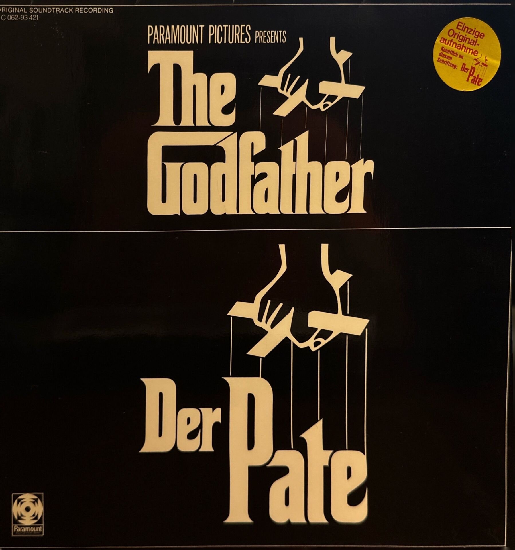 The Godfather (Original Soundtrack Recording) LP