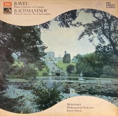 Ravel* / Rachmaninov*, Michelangeli*, Philharmonia Orchestra, Ettore Gracis – Piano Concerto In G Major / Piano Concerto No. 4 In G Minor LP