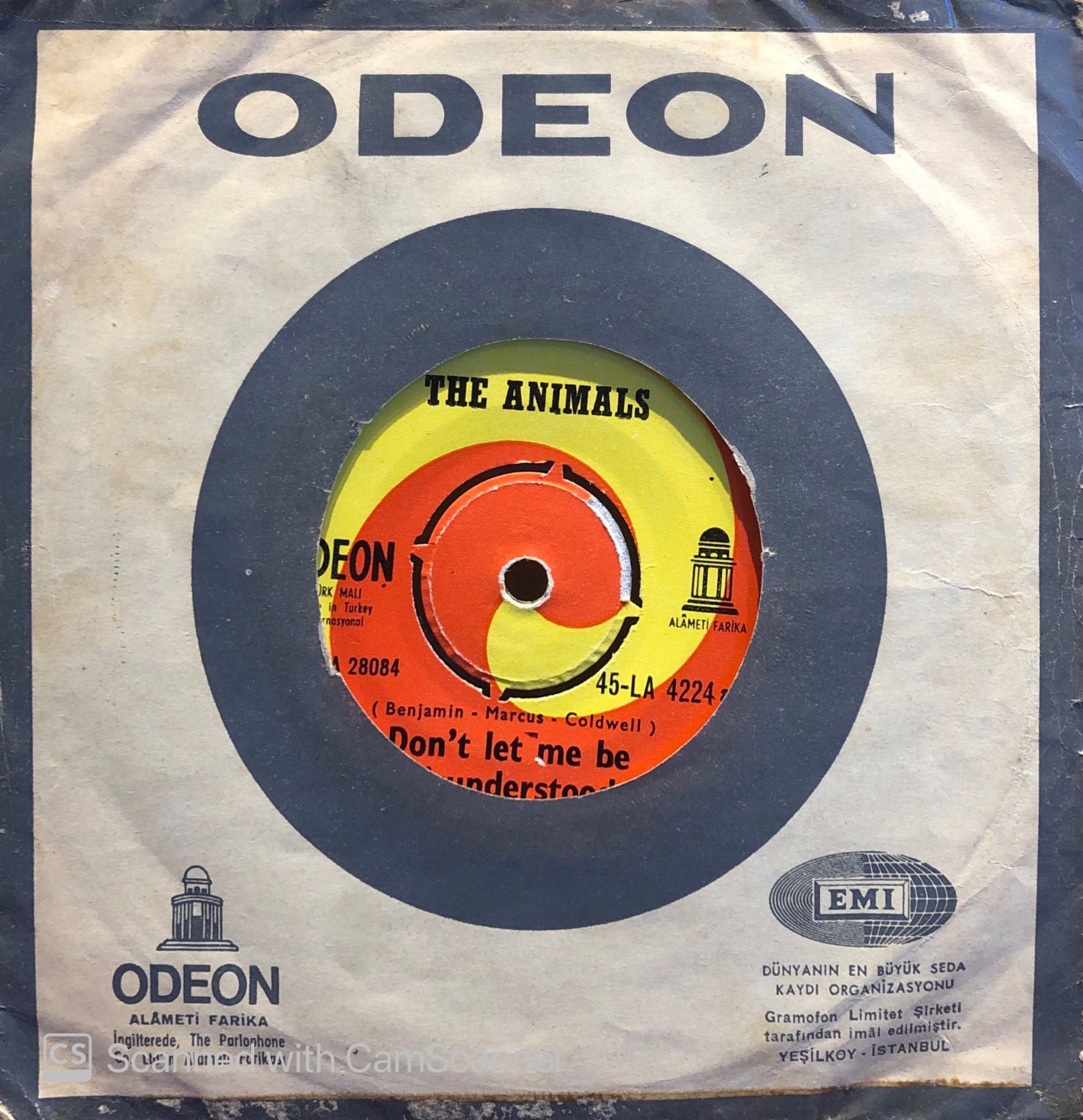 The Animals - Don't Let Me Be Misunderstood / Club-a-gogo 45lik