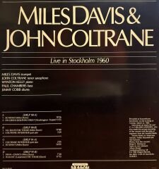Miles Davis & John Coltrane – Live In Stockholm 1960 LP