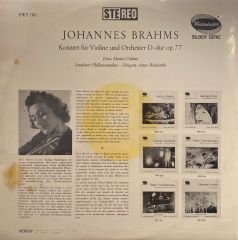 Johannes Brahms, Erica Morini – Violinkonzert D-dur Op. 77 LP