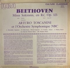 Beethoven, Missa Solemnis, en re, OP.123, Toscanini, The Nbc Symphony Orchestra LP
