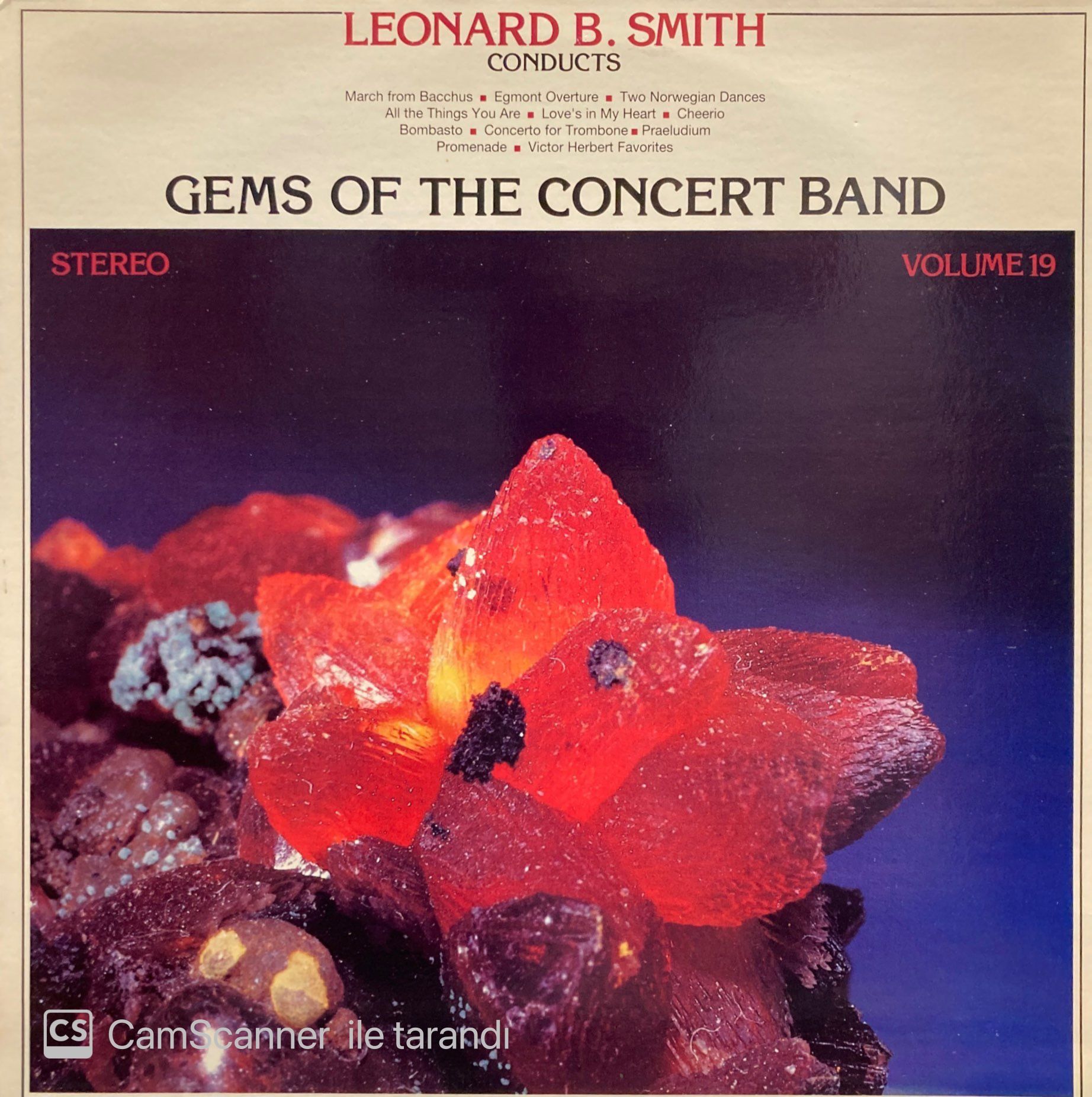 The Detroit Concert Band, Leonard B. Smith – Gems Of The Concert Band Volume 19 LP