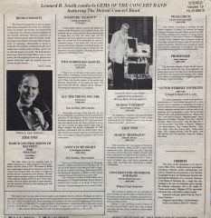 The Detroit Concert Band, Leonard B. Smith – Gems Of The Concert Band Volume 19 LP