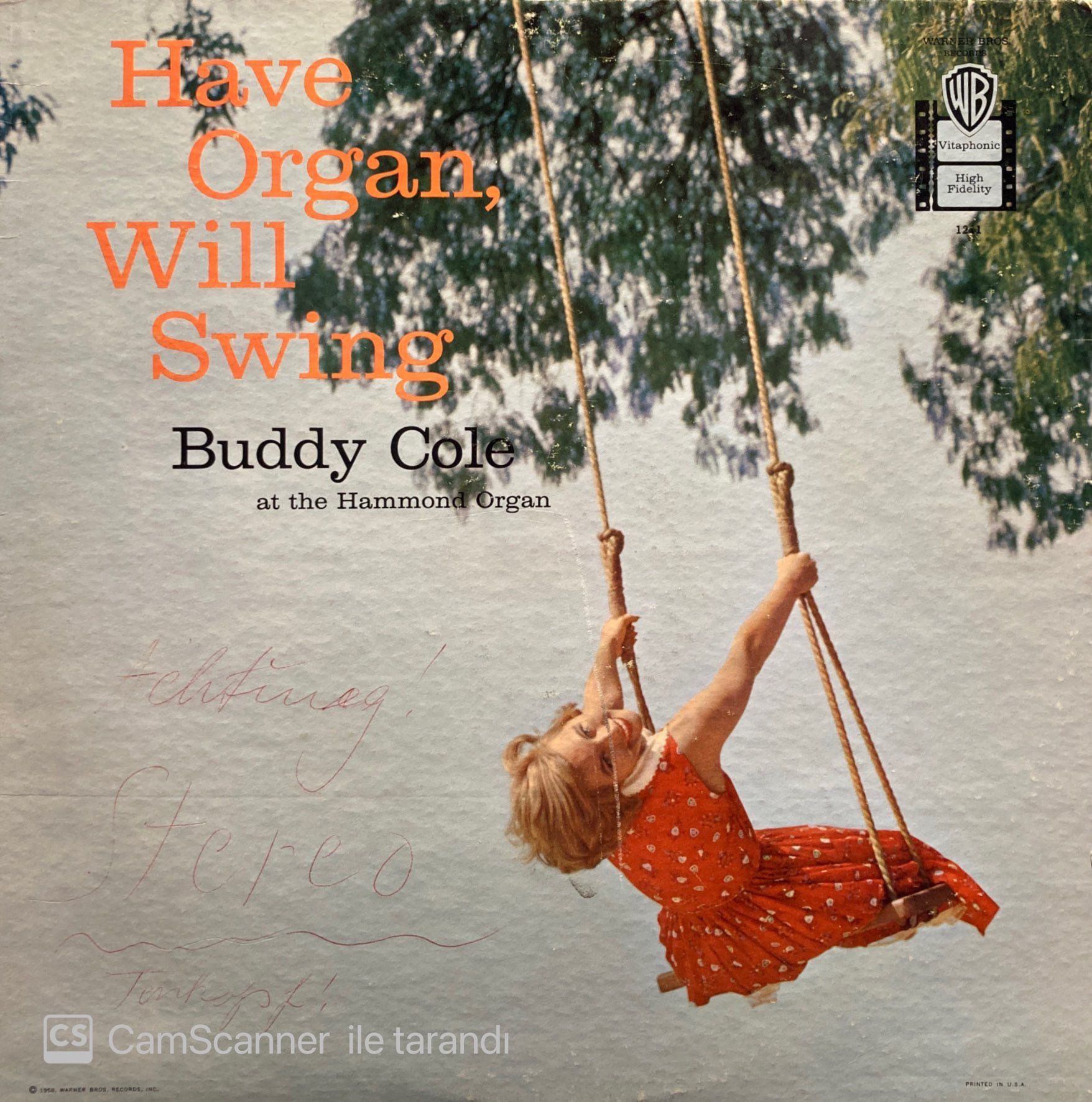 Buddy Cole – Have Organ, Will Swing LP