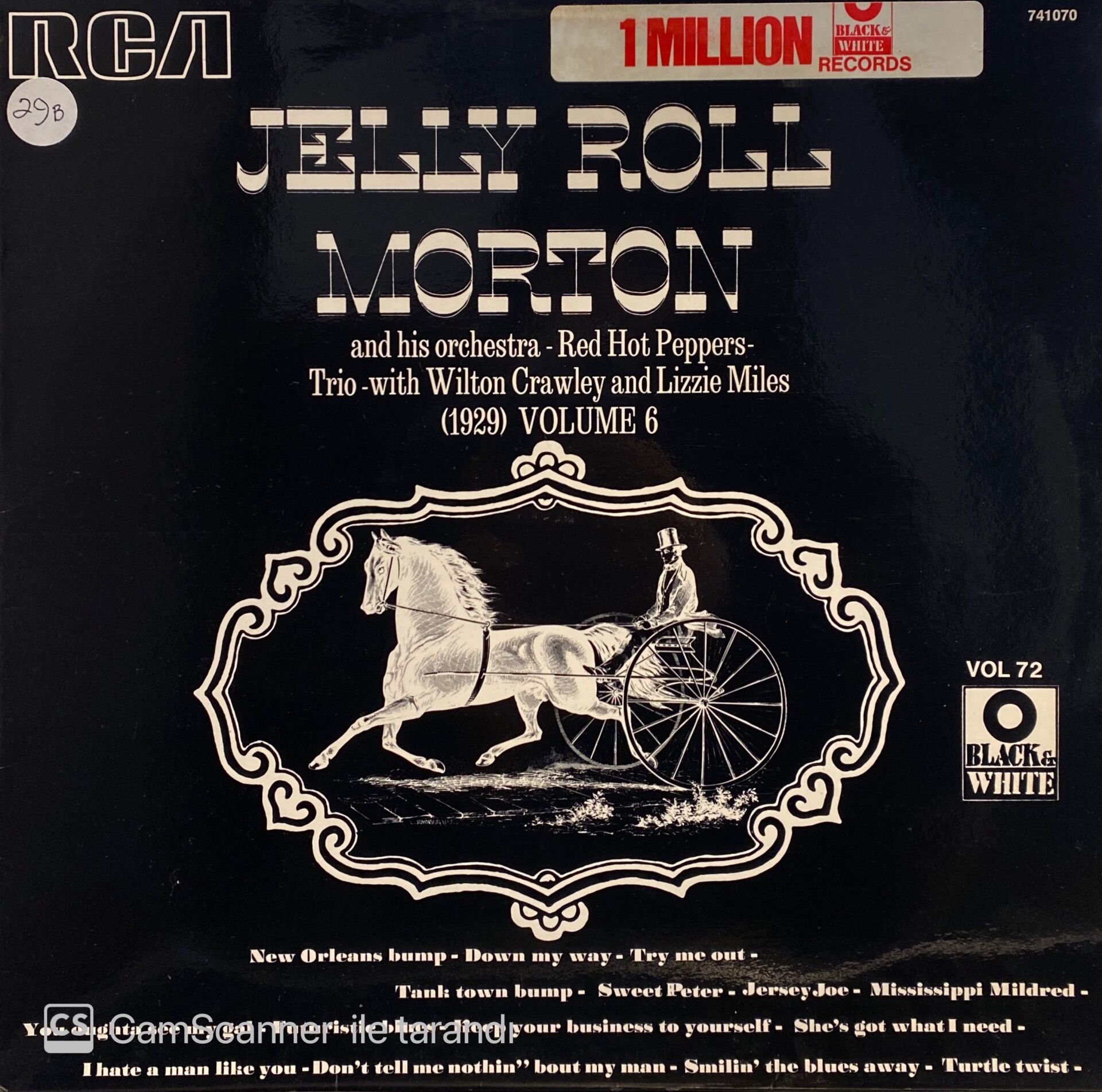 Jelly Roll Morton And His Orchestra - Red Hot Peppers* - Trio* with Wilton Crawley and Lizzie Miles – (1929) Volume 6 LP