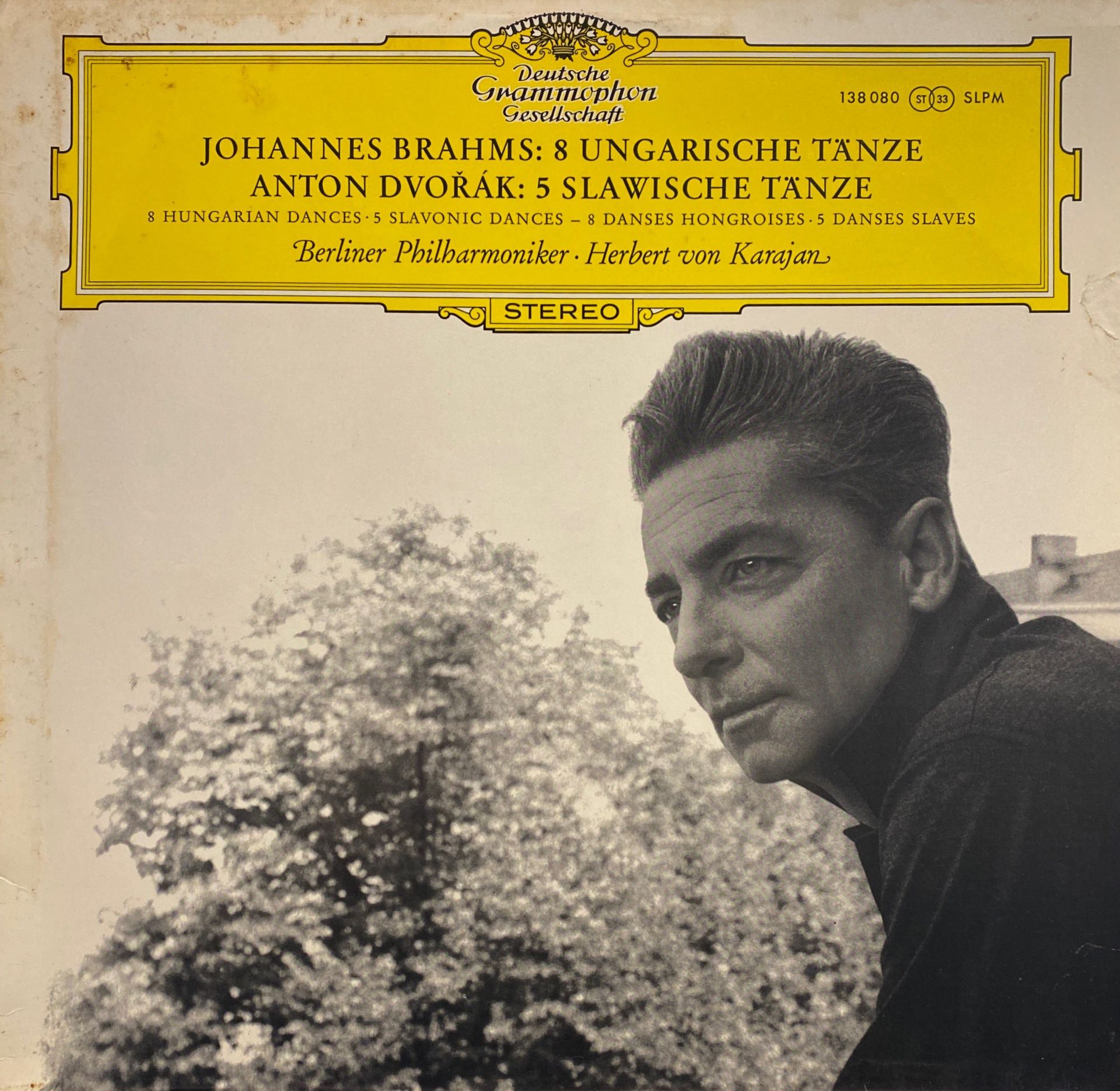 Johannes Brahms & Antonín Dvořák, Berliner Philharmoniker / Herbert Von Karajan – Tänze Von Brahms Und Dvorak LP