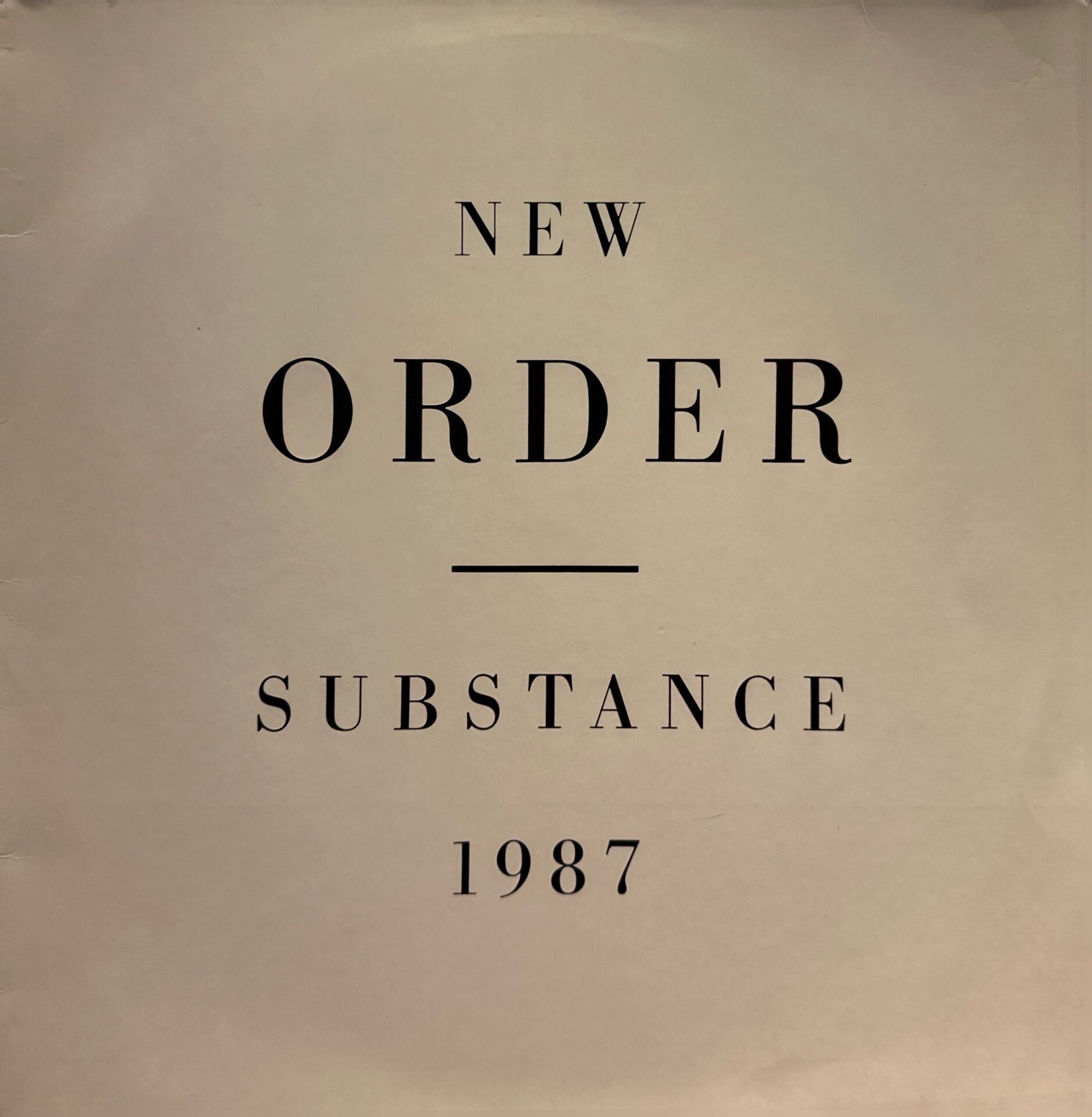 New Order – Substance LP