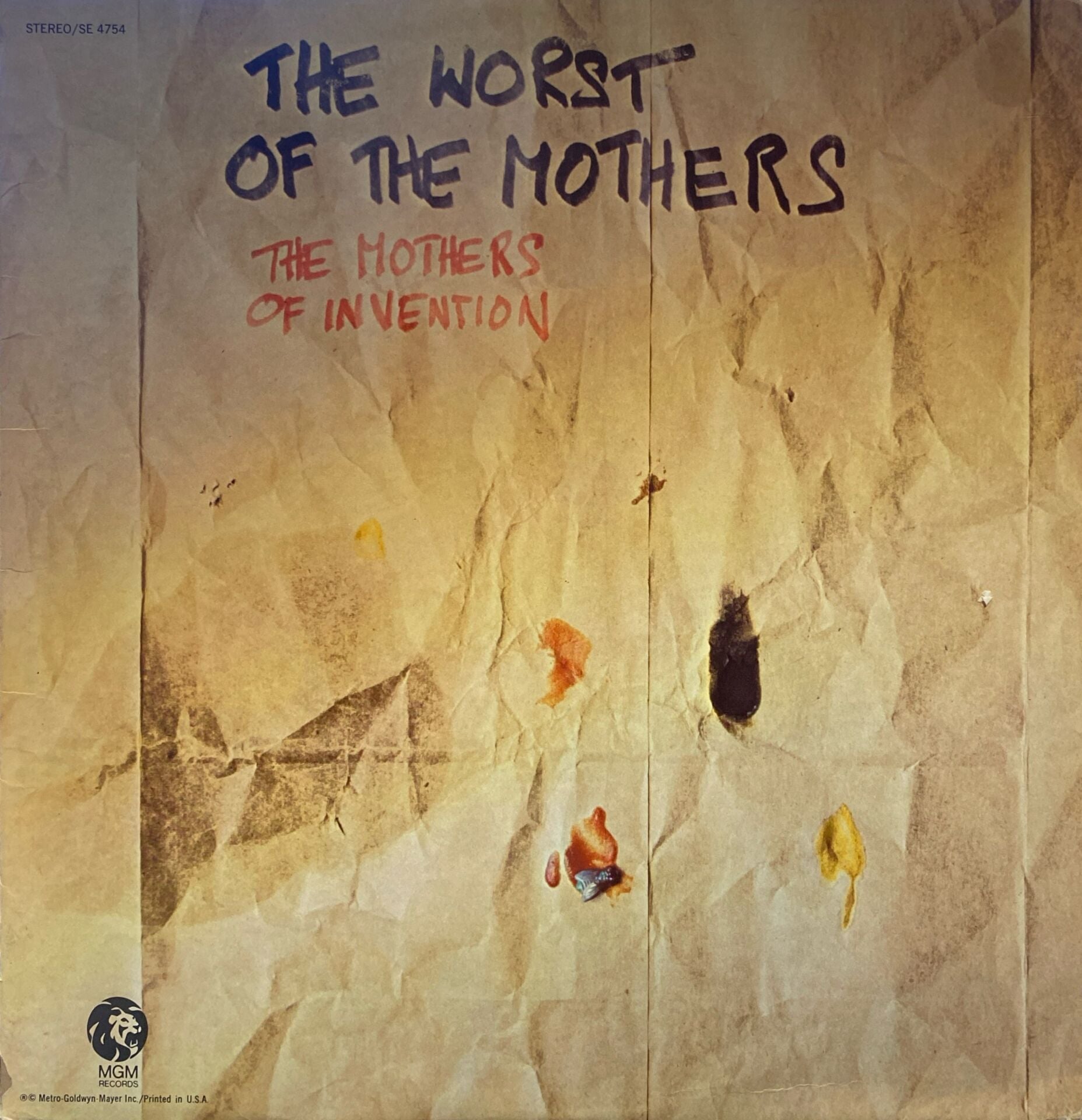 The Mothers Of Invention – The Worst Of The Mothers LP