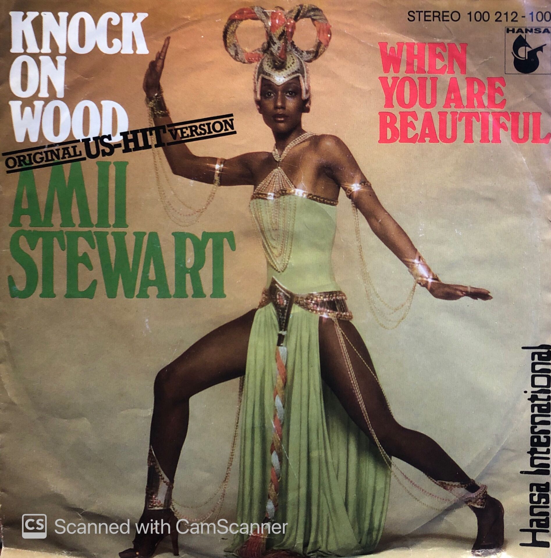 Amii Stewart - Knock On Wood / When You Are Beautiful 45lik