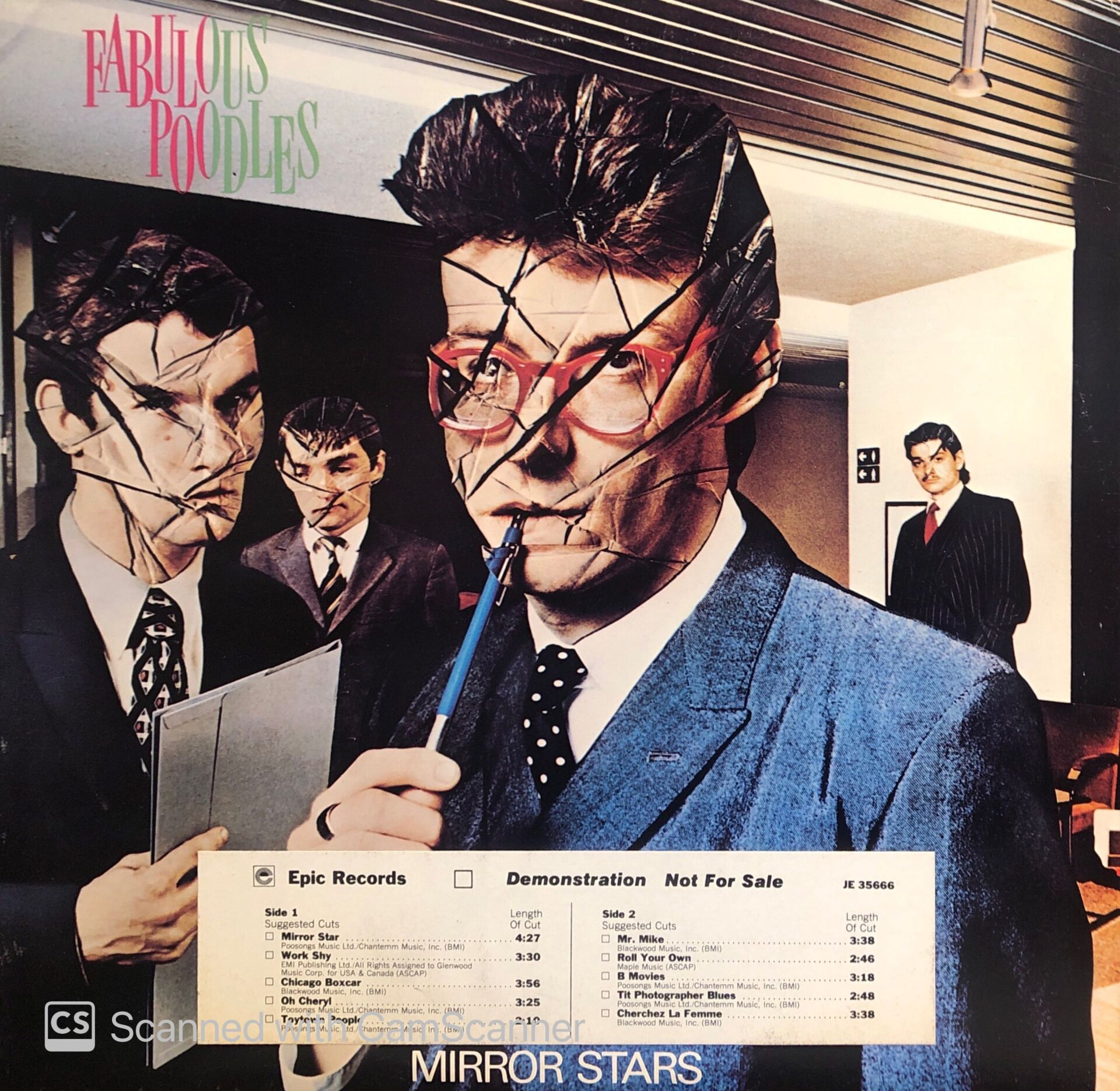 The Fabulous Poodles – Mirror Stars LP