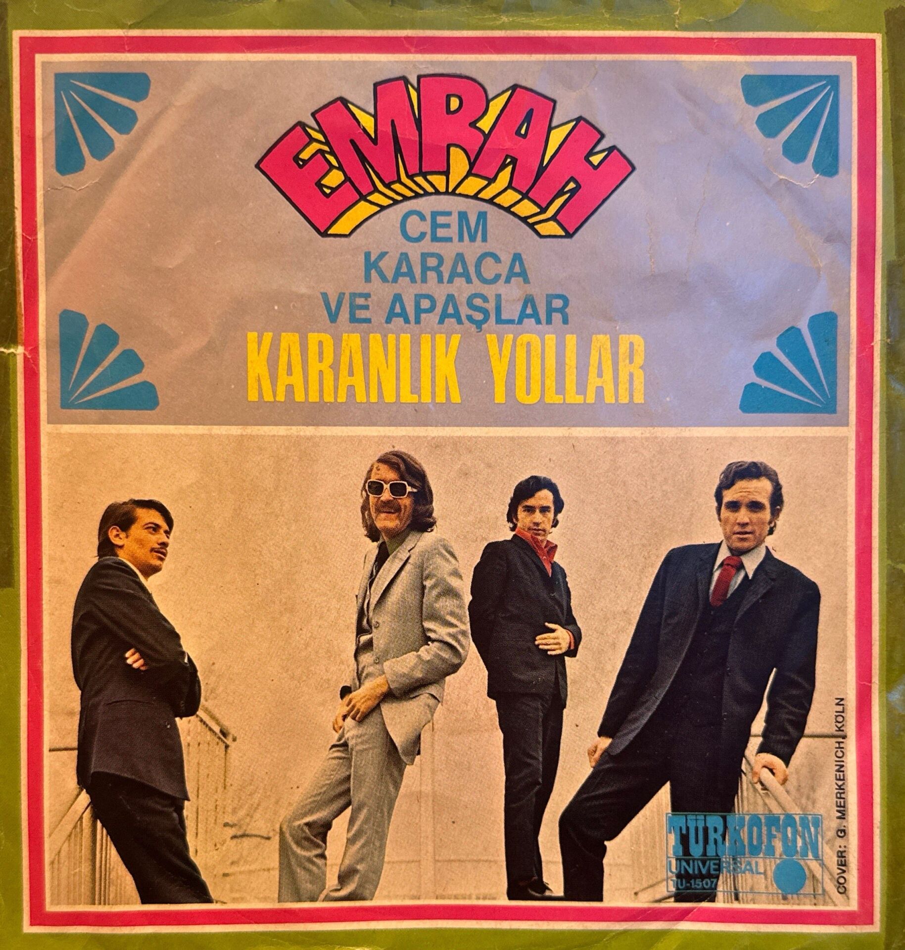 Cem Karaca - Emrah / Karanlık Yollar 45'lik ( Alman baskı )