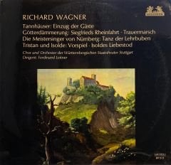 Richard Wagner, Chor* Und Orchester Der Württembergischen Staatstheater Stuttgart , Dirigent Ferdinand Leitner – Tannhäuser / Götterdämmerung / Die Meistersinger Von Nürnberg / Tristan Und Isolde LP