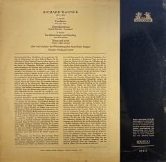 Richard Wagner, Chor* Und Orchester Der Württembergischen Staatstheater Stuttgart , Dirigent Ferdinand Leitner – Tannhäuser / Götterdämmerung / Die Meistersinger Von Nürnberg / Tristan Und Isolde LP