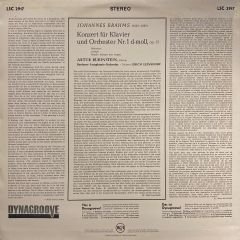 Arthur Rubinstein, Boston Symphony Orchestra, Erich Leinsdorf / Brahms* – Piano Concerto No. 1 In D Minor, Op. 15 LP