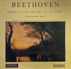 Beethoven* - Orchestre De La Société des Concerts De Vienne* Dirigé Par Karl Ritter – Symphonie N° 9 En Ré Mineur Opus 125 ''Avec Chœurs'' (Enregistrement Intégral) LP