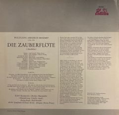 Wolfgang Amadeus Mozart • Lisa Otto • Maria Stader • Rita Streich • Ernst Haefliger • Dietrich Fischer-Dieskau • Josef Greindl – Die Zauberflöte - Excerpts LP