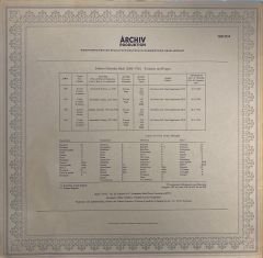 Johann Sebastian Bach, Helmut Walcha – Toccata Und Fuge D-Moll, BWV 565; Toccata Und Fuge F-Dur, BWV 540; Dorische Toccata Und Fuge, BWV 538; Toccata, Adagio Und Fuge C-Dur, BWV 564 LP