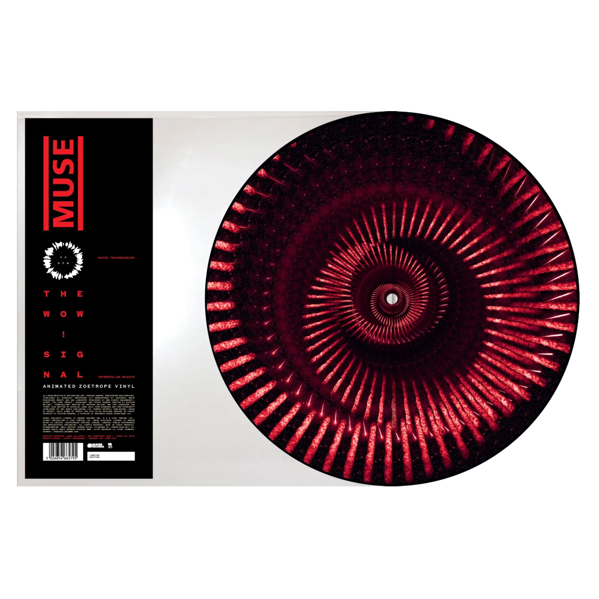 Muse – The Wow! Signal (Animated Zoetrope Picture Disc)  LP