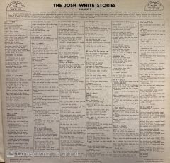 Josh White – The Josh White Stories - Vol. 1 LP